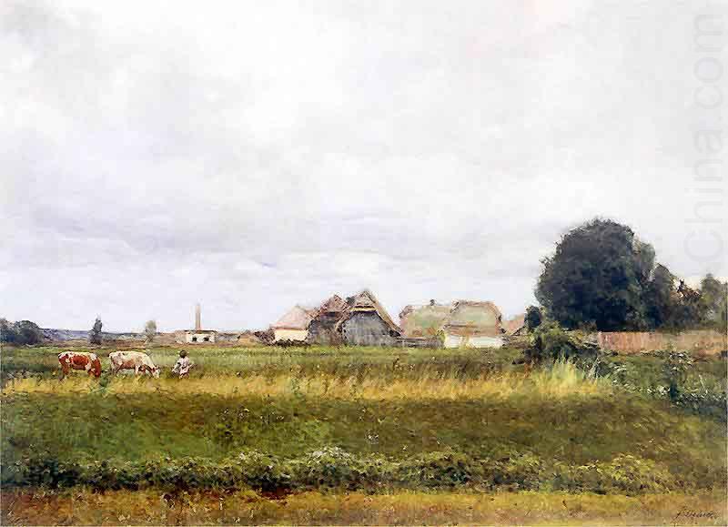 Landscape from Stryja, Stanislaw Debicki